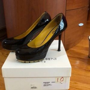 YSL trooper 80 pump, black size 40